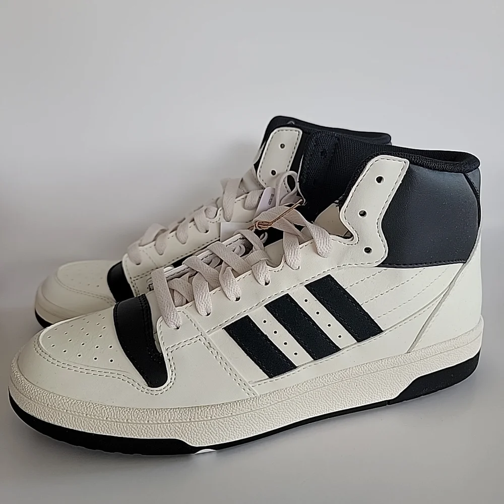 Adidas Break Start Mid IH7880 Black and White High-Top Womens Shoes